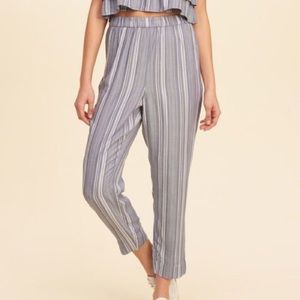 Hollister Blue Stripe Slim Woven Pants
